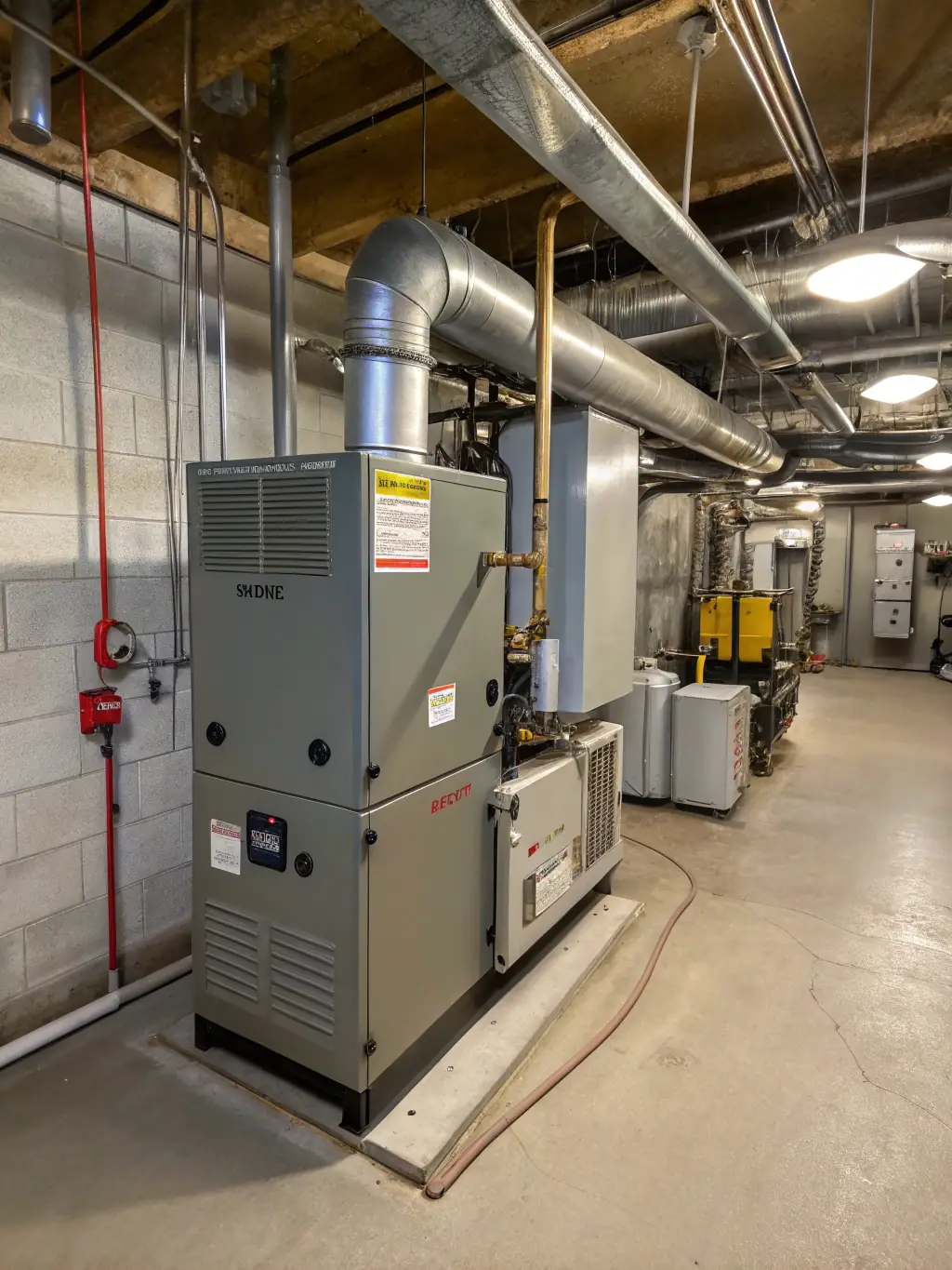 A quiet, energy-efficient furnace with a focus on its low noise operation.